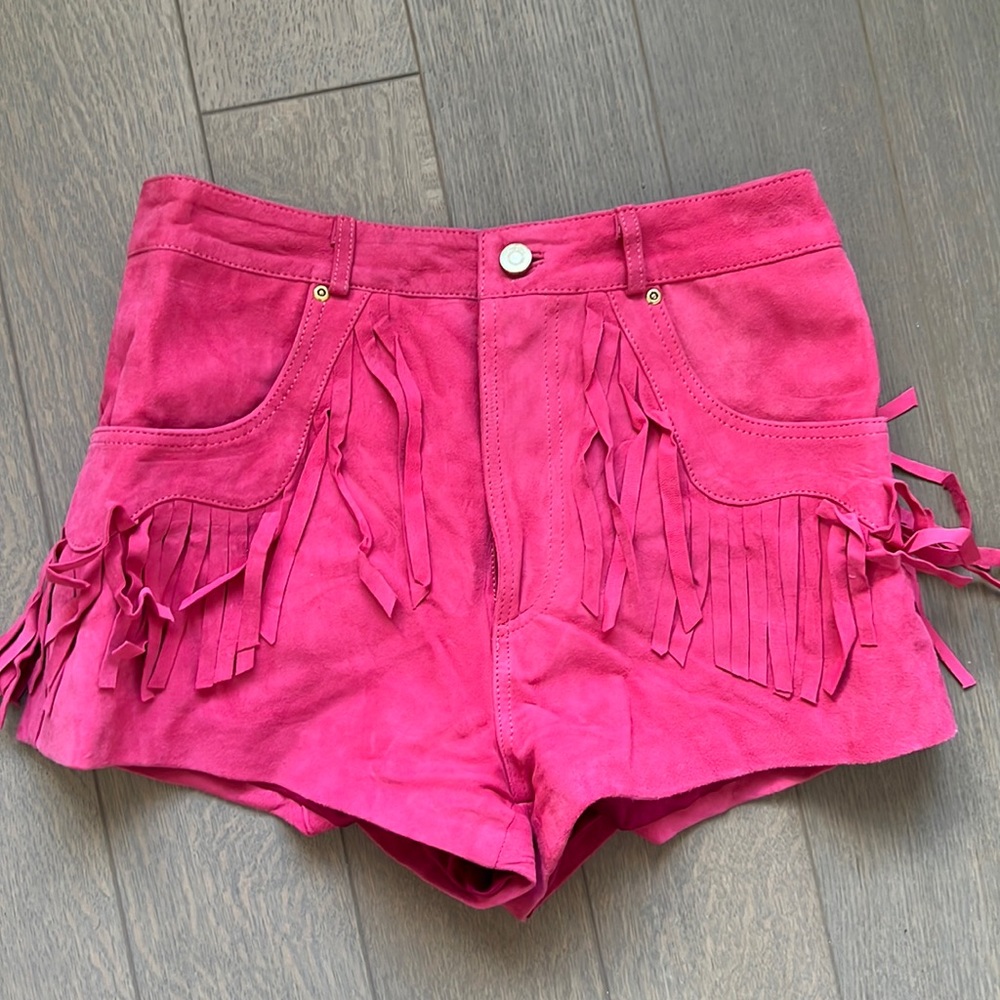 Nasty Gal Fringe Shorts